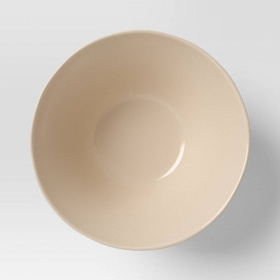 22.58oz Stoneware Aralia Organic Coupe Cereal Bowl Beige - Threshold
