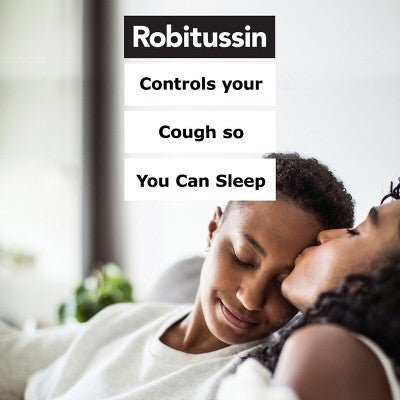 Robitussin Cough & Chest Congestion Max/Nighttime Combo Syrup - Dextromethorphan - Berry - 8 fl oz/2pk