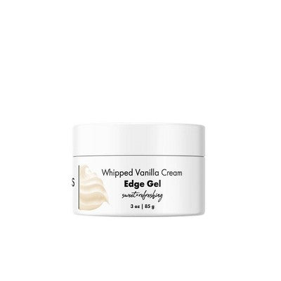 Donna's Recipe Whipped Vanilla Cream Edge Gel - 3oz: Hair Styling For All Hair Types, Daily Use