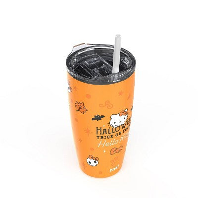 Zak Designs 20 fl oz Halloween Straw Tumbler Hello Kitty