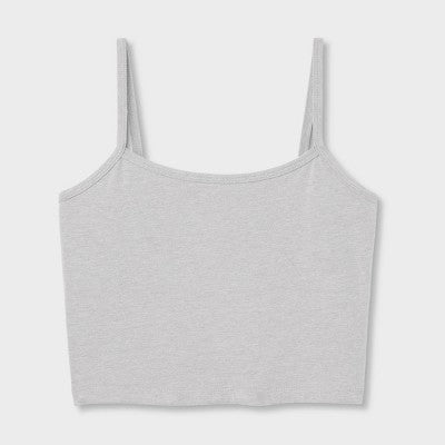 Women's Scoop Back Cami - Wild Fable Heather Gray L