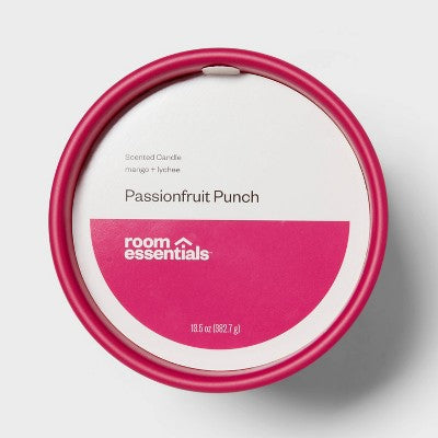 2-Wick Ceramic Jar Candle Passionfruit Punch 13.5oz - Room Essentials