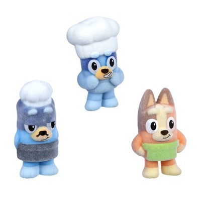 Bluey Fuzzies Episode Pack Pavlova Display Case and Figures