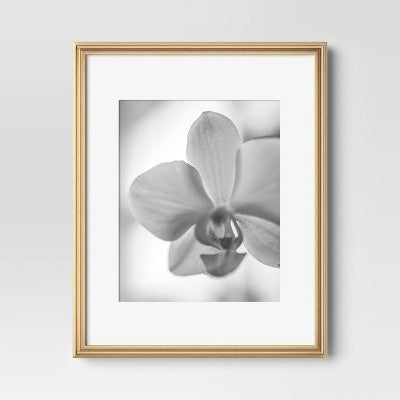 11"x14" Matted to 8"x10" Traditional Value Picture Frame Gold - Room Essentials