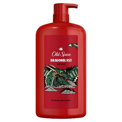 Old Spice Body Wash for Men, Dragonblast, Long Lasting Lather, 30 fl oz