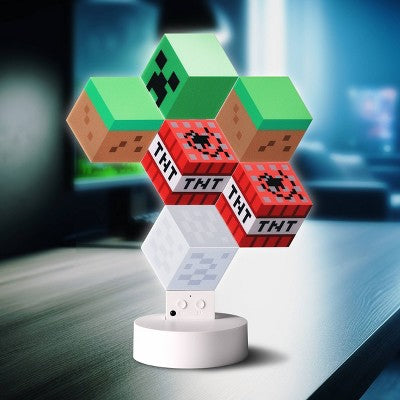 Minecraft MOB and Blocks LED RGB Panel Set of 6 Novelty Wall Lights