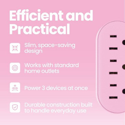 GEMS 3 Outlet Wall Tap - Pink
