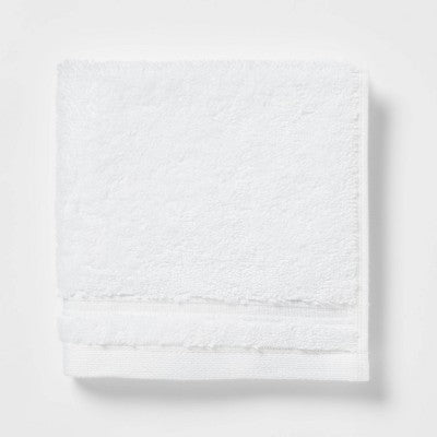 4pk Total Fresh Antimicrobial Washcloth Set White - Threshold
