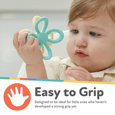 Nuby Geo Silicone Teether - Boy