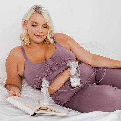 Kindred Bravely Sublime Pumping Lounge & Sleep Bra Mauve S