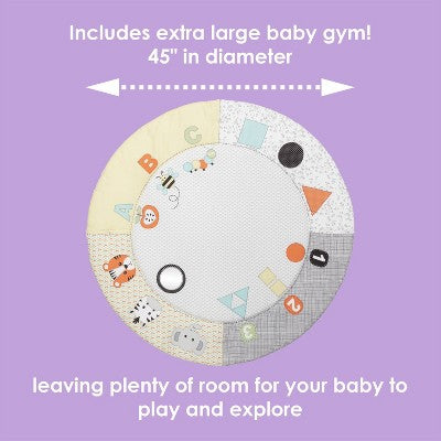 Baby Trend Play Suite 3-in-1 Quick-Fold Playard with Baby Gym - Quartz Stone (LOCAL PICKUP ONLY)