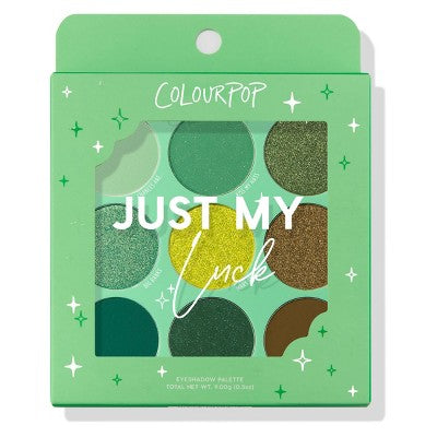 ColourPop 9-Pan Eyeshadow Palette - Just My Luck - 0.3oz