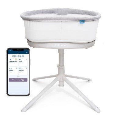 HALO Innovations BassiNest Connected Swivel Sleeper 3.0 Smart Baby Bassinet - Gray (LOCAL PICKUP ONLY)