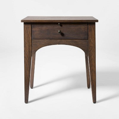 Palma Arched Square Side Table Dark Brown - Threshold designed with Studio McGee Fully Assembled (LOCAL PICKUP ONLY)
