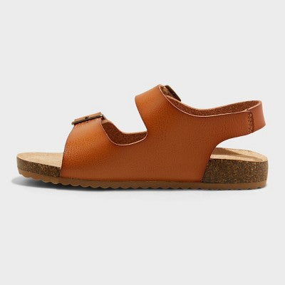 Toddler Reagan Sandals - Cat & Jack Cognac 10T Open Toe