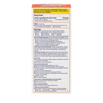 Motrin NSAID Children's Original Dye-Free Ibuprofen Liquid - Berry - 8 fl oz