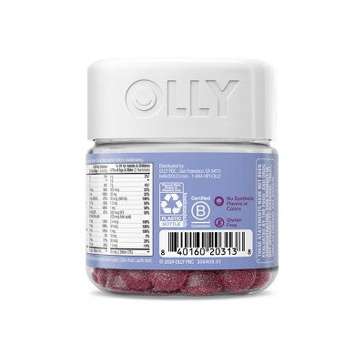 OLLY Kids' Multivitamin + Probiotic Gummies - Sugar Plum Berry - 40ct