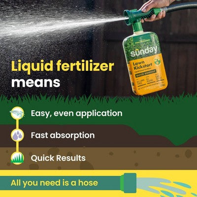 Sunday Lawn Kickstart Bottle Lawn Fertilizer 42fl oz