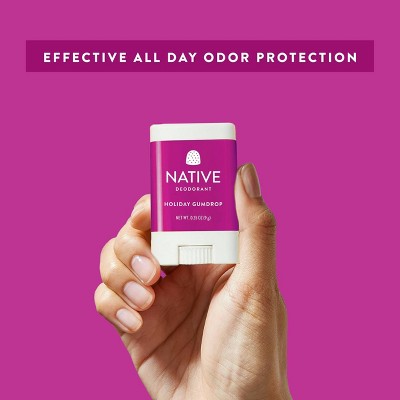 Native Deodorant - Limited Edition Holiday - Gumdrop - Aluminum Free Mini - 0.35 oz