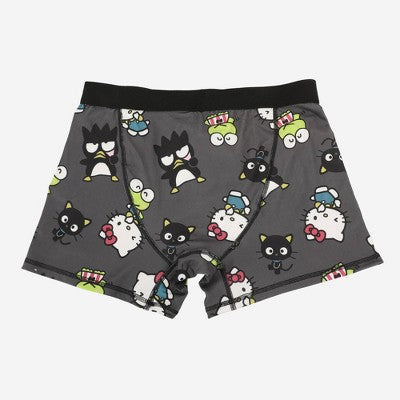 Men's Sanrio Boxer Briefs 2pk - Dark Gray/Black S
