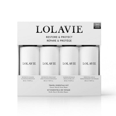 LolaVie Restore & Protect Travel Kit - 4pc - Ulta Beauty: Moisturizing, Detangling, Heat Protection, Strengthening