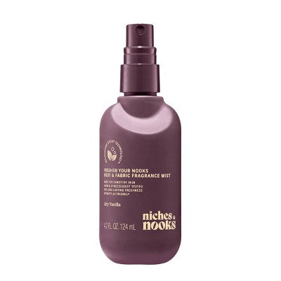 Niches & Nooks, Freshen Your Nooks Body & Fabric Fragrance Mist - Airy Vanilla - 4.2 fl oz
