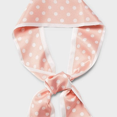 Polka Dot Skinny Scarf - A New Day Pink