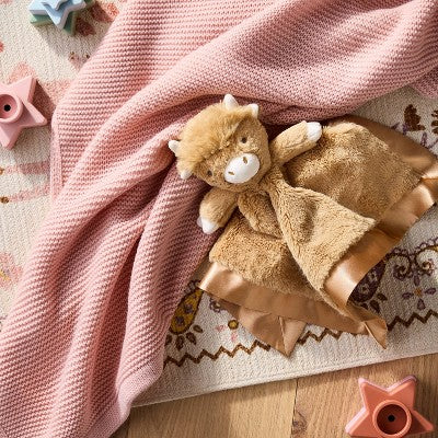 Plush Security Blanket - Highland Cow - Cloud Island