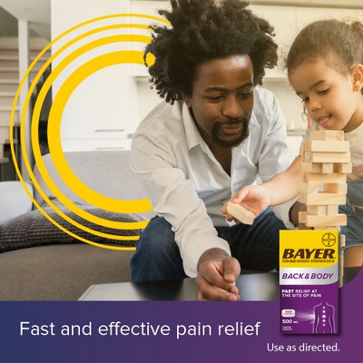 Bayer NSAID Aspirin Extra Strength Back & Body 500Mg Tablets - 200ct