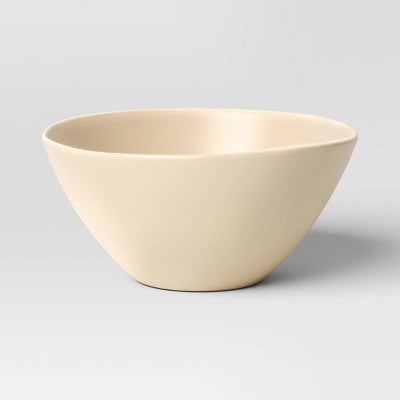 12pc Aralia Organic Coupe Dinnerware Set Beige - Threshold (LOCAL PICKUP ONLY)