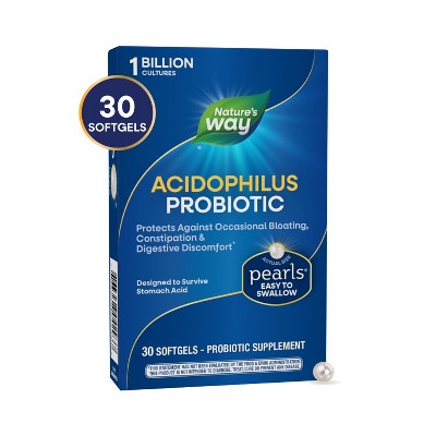 Nature's Way Acidophilus Probiotic Pearls Softgels - 30ct