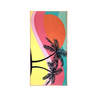 Beach Towels Sun Palm - Bullseye's Playground