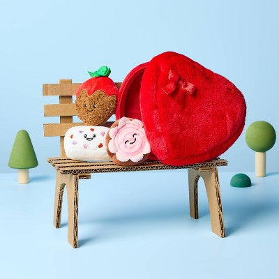 6" Chocolate Box Plush 4pc - Gigglescape