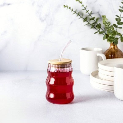 Manna 17oz Orchid Squiggle Tumbler Purple