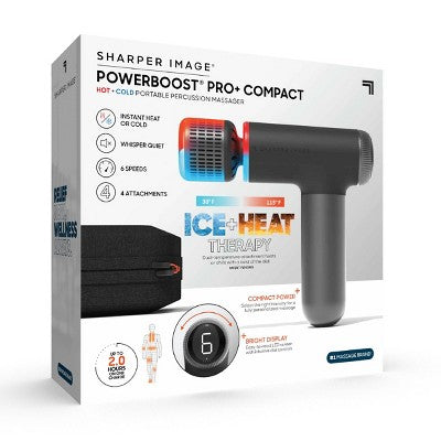 Sharper Image Powerboost Pro+ Compact Hot & Cold Percussion Massager