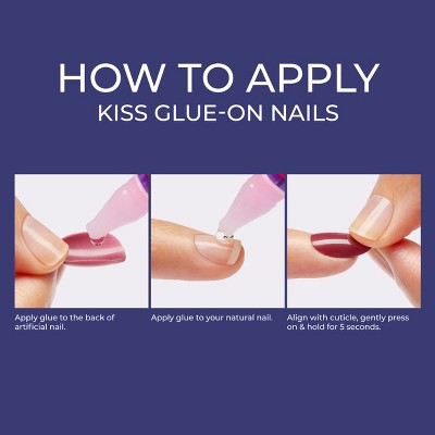 KISS Products Gel Fantasy Allure Fake Nails - Change Chance - 31ct
