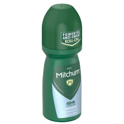 Mitchum Men's Advanced Control Antiperspirant & Deodorant Roll-on Unscented - 3.4oz