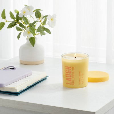 Laugh Sparkling Lemonade Jar Candle 6oz - Room Essentials