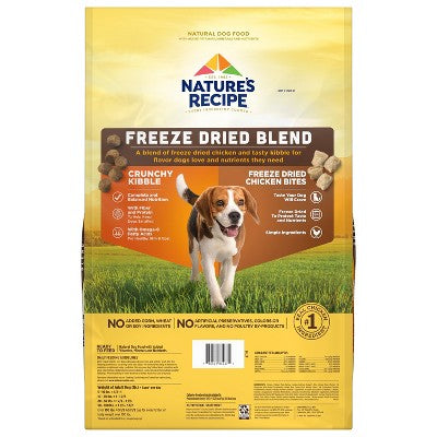 Nature's Recipe Freeze Dried Blend Chicken, Barley and Brown Rice Dog Food - 10.5lbs