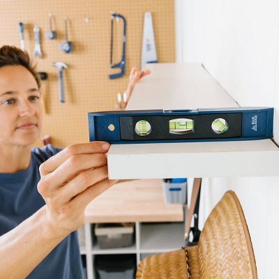 Blue Ridge Tools 9" Torpedo Level: Plastic Leveling Tool for Walls & Pictures, 1 Year Warranty