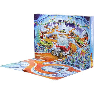 Hot Wheels 2026 Advent Calendar, 10 Vehicles, 14 Accessories, 10 Ornament Clips