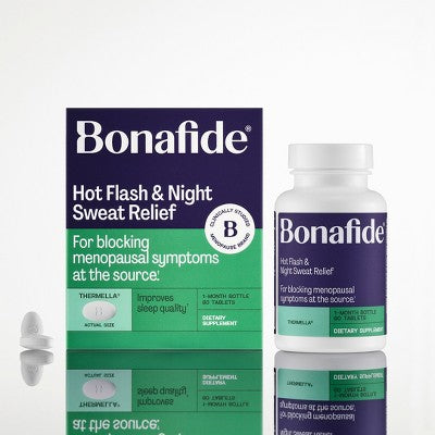 Bonafide Hot Flash and Night Sweats Relief Tablets - Thermella - 1 Month Supply