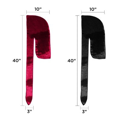 KISS Products Colors & Care Luxe Velvet Durag Compress-Rag - Black