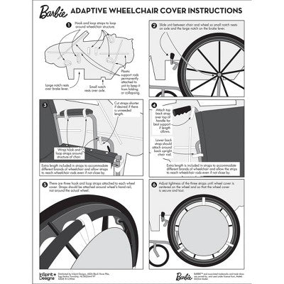 Kids' Barbie Halloween Adaptive Wheelchair Cover (LOCAL PICKUP ONLY)