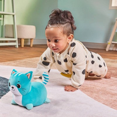 B. toys Wobble'n' Go Animated Plush Cat - Interactive Stuffed Animal