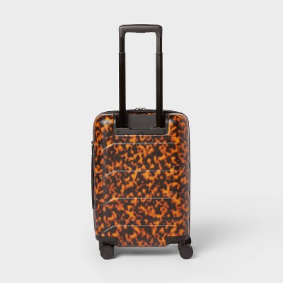 Carry On Spinner Wheels Suitcase Assorted Browns - Open Story