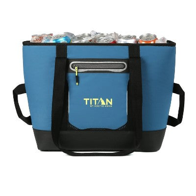 Titan by Arctic Zone 30Cans/20 qt Insulated Cooler Tote - Marine Blue