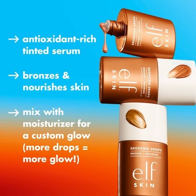 e.l.f. SKIN Bronzing Drops - Pure Gold - 1 fl oz