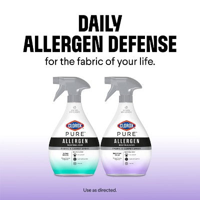 Clorox PURE Allergen Neutralizer Fabric & Carpet Spray Air Fresheners Nighttime Calm - 26oz
