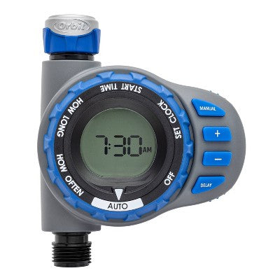 Orbit 1-Outlet Programmable Hose Faucet Timer Nozzle and wand